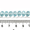 Transparent Baking Paint Glass Beads Strands X1-DGLA-A034-T8mm-D12-4