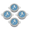 Alloy Enamel Links Connectors ENAM-TAC0003-01S-06A-2