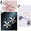 Brass Earring Hooks KK-BC0005-26-8