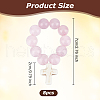 Round Dyed Natural Jade Pendants Decoration HJEW-OC00010-2