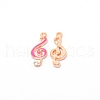 Alloy Enamel Pendants ENAM-WH0049-25G-05-2