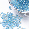 Silver Lined Glass Seed Beads SEED-Q025-1.5mm-C05-1