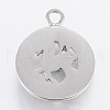 Non-Tarnish 304 Stainless Steel Pendants STAS-P193-063P-2
