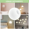 Frosted Glass Globe Lamp Shade Replacement AJEW-WH0528-04-6