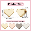 12Pcs 4 Colors Brass Beads KK-LP0001-03-2