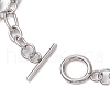 Halloween Theme 304 Stainless Steel Charm Bracelets for Women BJEW-JB10754-4