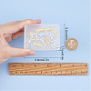 SUNNYCLUE 12 Sets 2 Colors Brass Fold Over Clasps FIND-SC0002-74-7