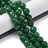 Natural Dyed White Jade Beads Strands G-K390-A19-01-2