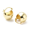 Brass Basket Thick Hoop Earrings for Women EJEW-G333-04G-2
