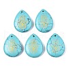Synthetic Turquoise Pendants G-T122-73H-1