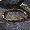Natural Picture Jasper Beads Stretch Bracelets for Men YL1268-2