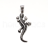 Chameleon Retro 304 Stainless Steel Big Pendants STAS-F011-09-1