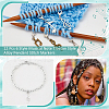 12Pcs 6 Style Musical Note Tibetan Style Alloy Pendant Stitch Markers HJEW-NB00038-4