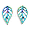 Ion Plating(IP) 201 Stainless Steel Pendants STAS-N098-113M-1
