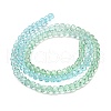 Transparent Painted Glass Beads Strands X1-DGLA-A034-T3mm-A16-5
