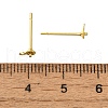 304 Stainless Steel Stud Earring Findings STAS-P370-02B-G-3