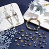 SUNNYCLUE 320Pcs 16 Style Tibetan Style Alloy Spacer Beads FIND-SC0002-88-5
