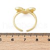 Brass Adjustable Open Cuff Rings RJEW-R032-04G-5