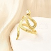 304 Stainless Steel Cuff Rings RJEW-D320-02G-2