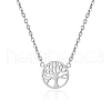 Elegant Stainless Steel Tree of Life Pendant Necklace for Women. AO2762-2-1