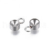 Non-Tarnish 201 Stainless Steel Pendant Rhinestone Settings STAS-S057-44C-P-4