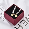 Ion Plating(IP) 304 Stainless Steel Charm Bracelets for Women BJEW-P345-05G-3