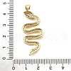 Brass Micro Pave Cubic Zirconia Pendants ZIRC-G165-10G-1-3
