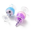 Translucent Resin Pendants RESI-D067-01G-3