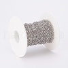 Tarnish Resistant 304 Stainless Steel Rolo Chains CHS-F003-16P-A-3