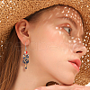 DICOSMETIC 42Pcs 7 Style Light Gold Rack Plating Alloy Enamel Pendants FIND-DC0003-41-6