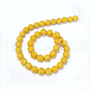 Natural White Jade Round Bead Strands G-P070-29-7mm-3