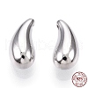 Rhodium Plated 925 Sterling Silver Charms STER-T004-58P-3