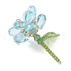 Transparent Glass Pendants PALLOY-MZ00732-03-3