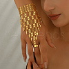 Elegant Middle Eastern Style Brass Coin Link Finger Bracelets for Women WZ0835-2