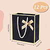 Rectangle Paper Gift Storage Bags with Handle CARB-WH0017-13A-2
