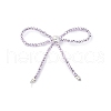 Alloy & Glass Bowknot Chandelier Component Links PALLOY-D360-01G-1