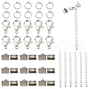 50 Pieces DIY Ribbon Ends Making Kits DIY-YW0001-99B-P-1