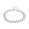 Glass Beads Choker Necklaces NJEW-JN02500-02-2