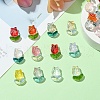 100Pcs 2 Styles Transparent Glass Beads GLAA-YW0003-44-4