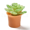 Opaque Resin Potted Plant Pendants CRES-Z005-03A-2