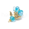 Glass Seed Beaded Angel Pendants PALLOY-MZ00631-02-4