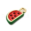 Alloy Enamel Pendants FIND-I044-01H-2
