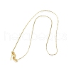 1MM Brass Cardano Chain Adjustable Slider Necklaces NJEW-M108-31G-2