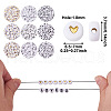 Craftdady Opaque White Acrylic Beads MACR-CD0001-02-3