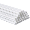 Olycraft 30Pcs ABS Plastic Round Tube KY-OC0001-44C-1
