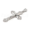 304 Stainless Steel Big Pendants STAS-R171-01P-2