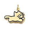 Rack Plating Brass Pendants KK-V002-16G-1