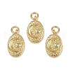 Brass Micro Pave Cubic Zirconia Pendants KK-A257-03G-1