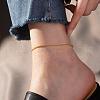 Stainless Steel Rope Chain Anklets for Women WG18C2B-29-1