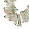Natural Dyed Quartz Beads Strands G-G791-14R-3